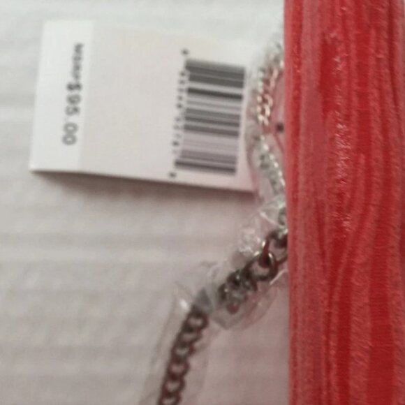 Carlos Falchi Coral Leather Clutch, New with tag - Picture 7 of 7